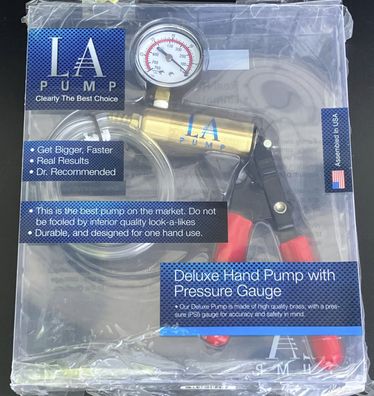 L.A. Pump Deluxe Penis Hand Pump Erotik Premium Handpumpe Pumpe NEU!