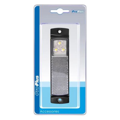 Positionsleuchte 12/24V weiß 126x30mm LED im Blister