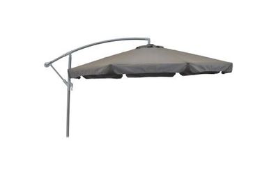 Ampelschirm Ø 300 cm, grau