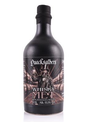 Quacksalbers Whisky Met, holzfassgelagert, 0,5l, 16,3% vol. Alk