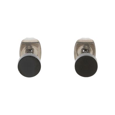 Boccia Ohrstecker Titan 05064-05 Schwarz-plattiert