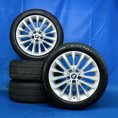 18 Zoll BMW 5er G30 G31 W-Speiche 632 Winterräder 6863418 Winterreifen Original