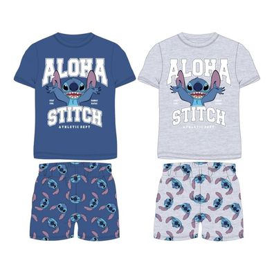 Stitch "Aloha" Pyjama , Kurzes Oberteil, kurze Hose