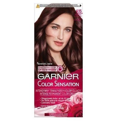 Garnier Color Sensation Haarfaerbecreme 4.15 Frostige Kastanie