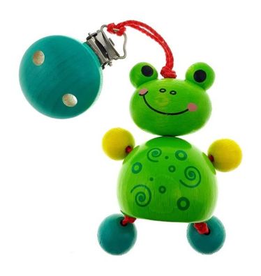 Hess Clipfigur Frosch Toni aus Holz 12788