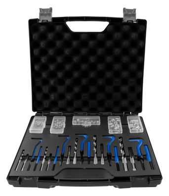 Gewinde-Reparatur-Sortiment M5-M6-M8-M10-M12 - 130-teilig
