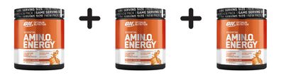 3 x Optimum Nutrition Amino Energy (270g) Orange Cooler