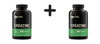 2 x Optimum Nutrition Creatine Creapure (200 Caps)