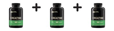 3 x Optimum Nutrition Creatine Creapure (200 Caps)