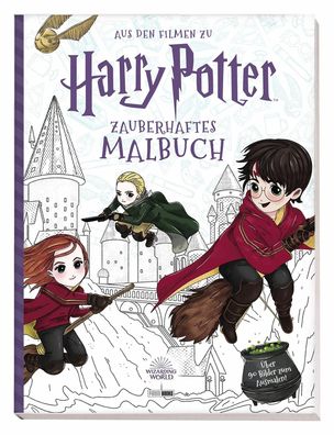 Aus den Filmen zu Harry Potter: Zauberhaftes Malbuch | Carla Spinner (u. a.)