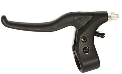 Bremsgriff Rollenbremse Links 4-Finger Schwarz