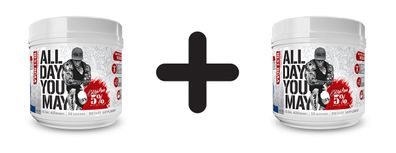 2 x 5% Nutrition - Rich Piana All Day You May (30 serv) Mango Pineapple