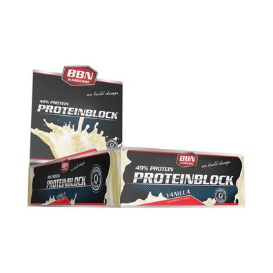 Best Body Nutrition BBN Hardcore Protein Block (15x90g) Vanilla