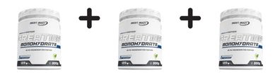 3 x Best Body Nutrition Creatin Monohydrat (500g)