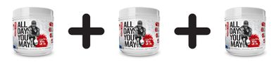 3 x 5% Nutrition - Rich Piana All Day You May (30 serv) Mango Pineapple