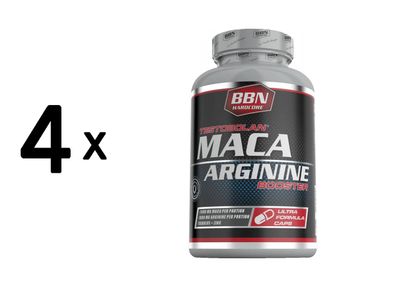 4 x Best Body Nutrition BBN Hardcore Testobolan Maca (100)