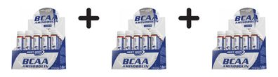 3 x Best Body Nutrition BCAA Aminobolin (20x25ml) Orange
