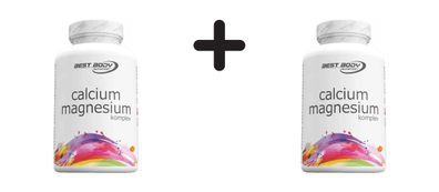 2 x Best Body Nutrition Calcium Magnesium (100)