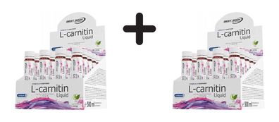 2 x Best Body Nutrition L-Carnitin (20x25ml) Limette