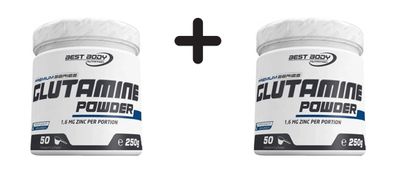 2 x Best Body Nutrition L-Glutamin (250g)
