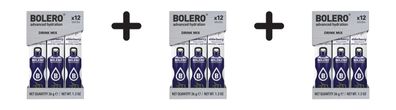 3 x Bolero Sticks (12x3g) Elderberry
