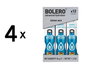 4 x Bolero Sticks (12x3g) Exotic