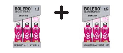 2 x Bolero Sticks (12x3g) Banana and Strawberry