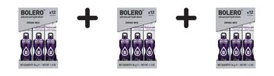 3 x Bolero Sticks (12x3g) Blackcurrant