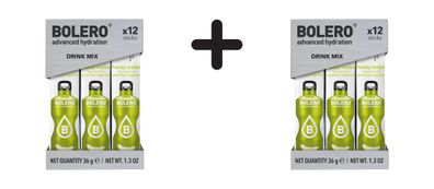 2 x Bolero Sticks (12x3g) Honey Melon