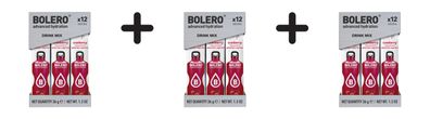 3 x Bolero Sticks (12x3g) Cranberry