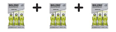 3 x Bolero Sticks (12x3g) Honey Melon