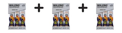 3 x Bolero Sticks (12x3g) Sport Orange