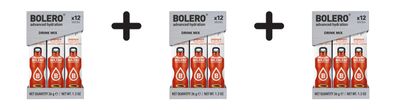 3 x Bolero Sticks (12x3g) Papaya