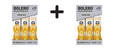 2 x Bolero Sticks (12x3g) Pineapple