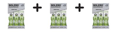 3 x Bolero Sticks (12x3g) White Grape