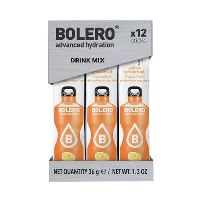 Bolero Sticks (12x3g) Yellow Grapefruit
