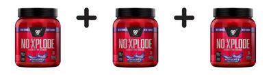 3 x BSN N.O.-Xplode (390g) Purple Power