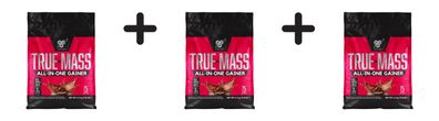3 x BSN True Mass All-In-One Gainer (4.2Kg) Chocolate
