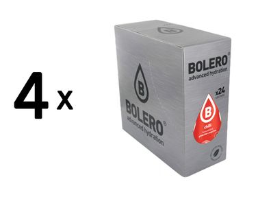 4 x Bolero Classic (24x9g) Chilli