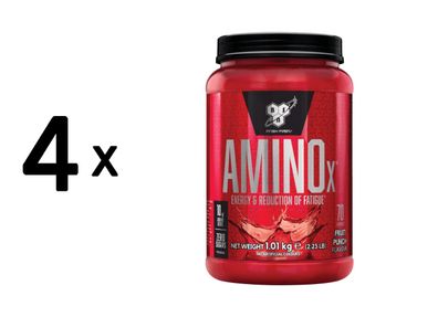 4 x BSN Amino X (70 serv) Fruit Punch