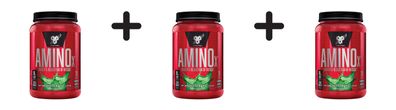3 x BSN Amino X (70 serv) Green Apple