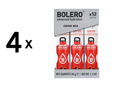 4 x Bolero Sticks (12x3g) Acerola