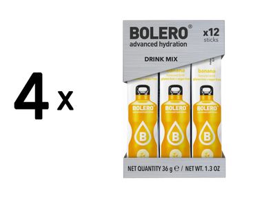 4 x Bolero Sticks (12x3g) Banana