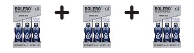 3 x Bolero Sticks (12x3g) Blueberry