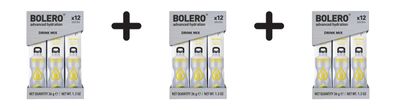 3 x Bolero Sticks (12x3g) Ice Tea Lemon