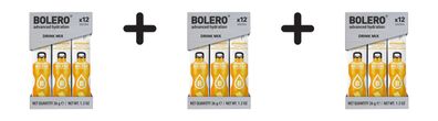 3 x Bolero Sticks (12x3g) Pineapple