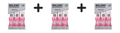 3 x Bolero Sticks (12x3g) Rose