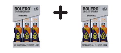 2 x Bolero Sticks (12x3g) Sport Orange
