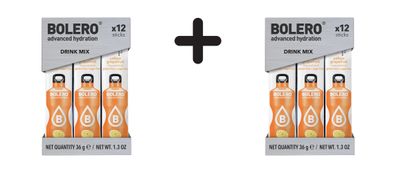 2 x Bolero Sticks (12x3g) Yellow Grapefruit