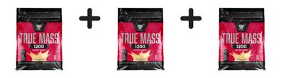 3 x BSN True Mass 1200 (4.73kg) Vanilla Ice Cream